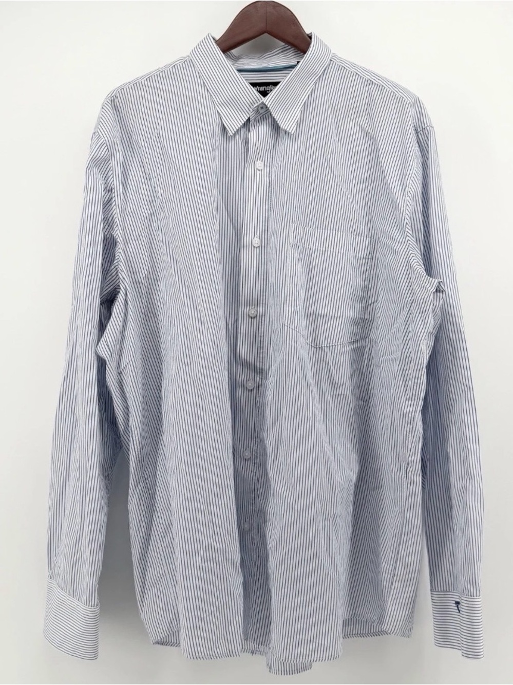 Wrangler XL Cody Johnson Western Striped Button Up Shirt Cowboy Rodeo CoJo